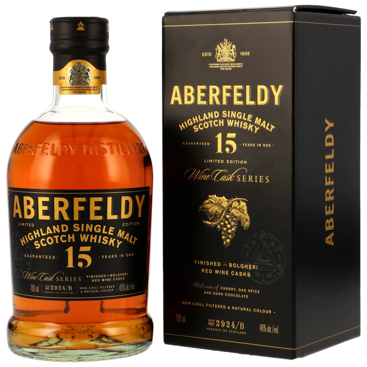Aberfeldy 15 Jahre Limited Edition Bolgheri Red Wine Cask Finish